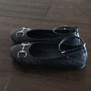 Real Gucci leather flats